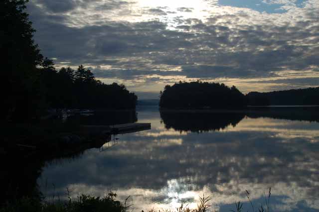 A lake outside Parry Sound